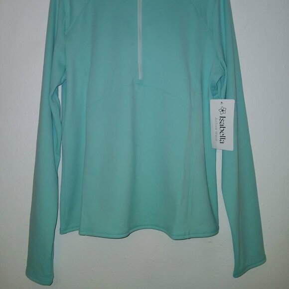 Isabella Activewear Zip Mock Neck Pullover – NWT LARGE - Picture 3 of 3